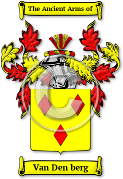 Van Den berg Family Crest Download (jpg) Legacy Series - 150 DPI